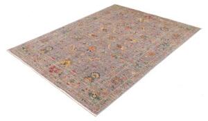 Tappeto Zigler Fine Floreale Grigio Tortora Blu 152x196 Cm