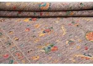 Tappeto Zigler Fine Floreale Grigio Tortora Blu 152x196 Cm