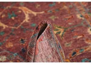 Tappeto Zigler Fine Stilizzato Bordeaux Azzurro 148x215 Cm