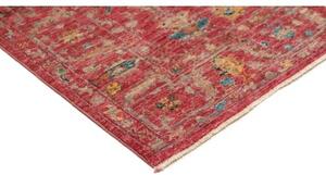 Tappeto Zigler Fine Floreale Rosso Beige 148x208 Cm