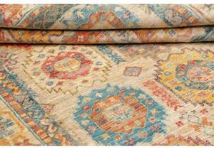 Tappeto Floralia Geometrico Beige Blu 147x198 Cm