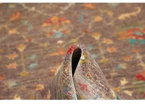 Tappeto Zigler Fine Floreale Marrone Blu Ottanio 202x286 Cm
