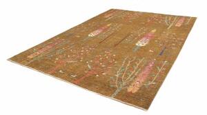 Tappeto Floralia Figurativo Ocra Rosa 246x330 Cm