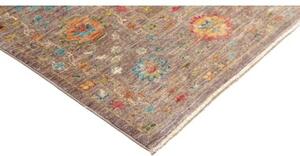 Tappeto Zigler Fine Floreale Marrone Blu Ottanio 202x286 Cm