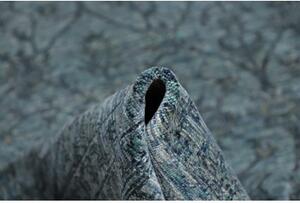 Tappeto Zigler Fine Floreale Blu Petrolio Antracite 202x303 Cm