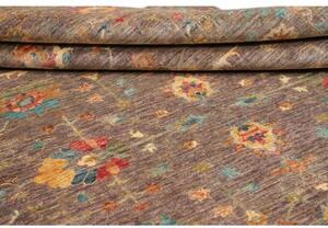 Tappeto Zigler Fine Floreale Marrone Blu Ottanio 202x286 Cm