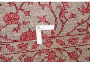 Tappeto Zigler Fine Floreale Beige Rosso 173x239 Cm