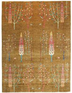 Tappeto Floralia Figurativo Ocra Rosa 246x330 Cm
