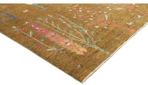 Tappeto Floralia Figurativo Ocra Rosa 246x330 Cm