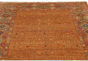 Tappeto Zigler Fine Geometrico Ruggine Blu 174x234 Cm