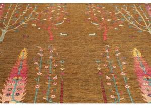 Tappeto Floralia Figurativo Ocra Rosa 246x330 Cm