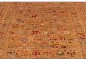 Tappeto Floralia Figurativo Ocra Rosso Ruggine 174x230 Cm