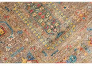 Tappeto Floralia Geometrico Marrone Blu 170x231 Cm