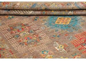 Tappeto Floralia Geometrico Marrone Blu 170x231 Cm