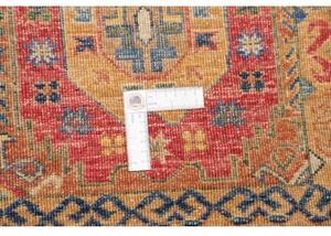 Tappeto Floralia Geometrico Rosso Ruggine Blu Cobalto 160x238 Cm