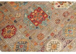 Tappeto Floralia Stilizzato Tortora Arancione 170x243 Cm
