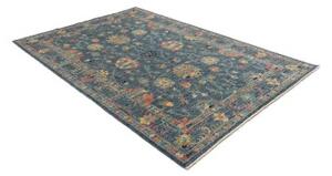 Tappeto Zigler Fine Floreale Blu Petrolio Beige 170x239 Cm