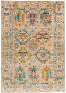 Tappeto Floralia Geometrico Beige Blu 163x244 Cm