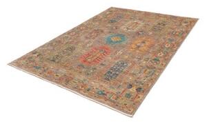 Tappeto Floralia Geometrico Marrone Blu 170x231 Cm