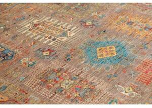 Tappeto Floralia Geometrico Marrone Blu 170x231 Cm