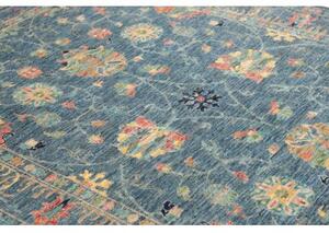 Tappeto Zigler Fine Floreale Blu Petrolio Beige 170x239 Cm