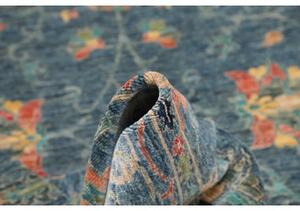 Tappeto Zigler Fine Floreale Blu Petrolio Beige 170x239 Cm
