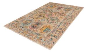 Tappeto Floralia Geometrico Beige Blu 163x244 Cm