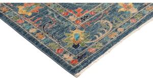 Tappeto Zigler Fine Floreale Blu Petrolio Beige 170x239 Cm