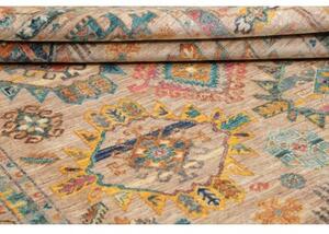 Tappeto Floralia Geometrico Beige Blu 163x244 Cm