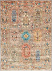 Tappeto Floralia Geometrico Marrone Blu 170x231 Cm
