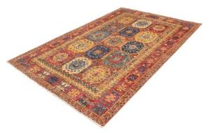 Tappeto Floralia Geometrico Rosso Ruggine Blu Cobalto 160x238 Cm