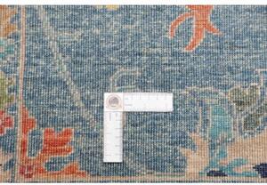 Tappeto Zigler Fine Floreale Blu Petrolio Beige 170x239 Cm