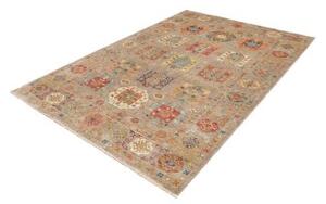 Tappeto Floralia Stilizzato Tortora Arancione 170x243 Cm