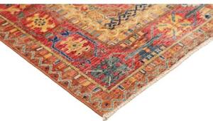 Tappeto Floralia Geometrico Rosso Ruggine Blu Cobalto 160x238 Cm