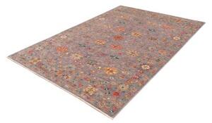 Tappeto Zigler Fine Floreale Grigio Malva Terracotta 167x236 Cm