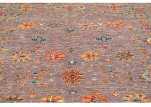Tappeto Zigler Fine Floreale Grigio Malva Terracotta 167x236 Cm