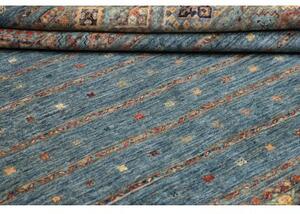 Tappeto Istintia Geometrico Blu Petrolio Beige 167x241 Cm