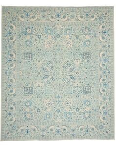Tappeto Floralia Floreale Azzurro Avorio 247x293 Cm
