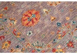 Tappeto Zigler Fine Floreale Grigio Malva Terracotta 167x236 Cm