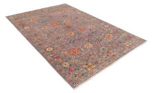 Tappeto Zigler Fine Floreale Grigio Malva Terracotta 167x236 Cm