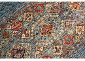 Tappeto Istintia Geometrico Blu Petrolio Beige 167x241 Cm