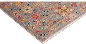 Tappeto Zigler Fine Floreale Grigio Malva Terracotta 167x236 Cm