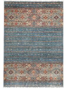 Tappeto Istintia Geometrico Blu Petrolio Beige 167x241 Cm
