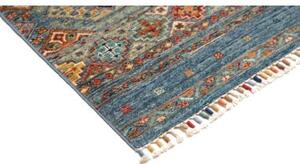Tappeto Istintia Geometrico Blu Petrolio Beige 167x241 Cm