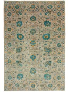 Tappeto Zigler Fine Floreale Grigio Ottanio 169x247 Cm