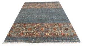 Tappeto Istintia Geometrico Blu Petrolio Beige 167x241 Cm
