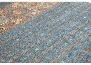 Tappeto Istintia Geometrico Blu Petrolio Beige 167x241 Cm