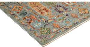 Tappeto Floralia Stilizzato Azzurro Terracotta 123x187 Cm