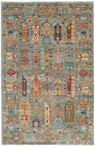 Tappeto Floralia Stilizzato Azzurro Terracotta 123x187 Cm