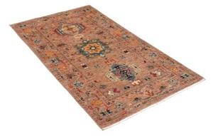 Tappeto Floralia Stilizzato Rosa Antico Blu Petrolio 79x135 Cm